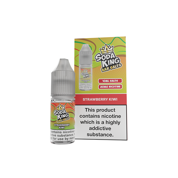 Soda King Bar SALTS 20mg Nic Salts 10ml - (50VG/50PG) - Flavour: Blueberry Pomegranate