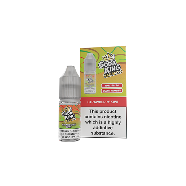 Soda King Bar SALTS 20mg Nic Salts 10ml - (50VG/50PG) - Flavour: Blueberry Pomegranate