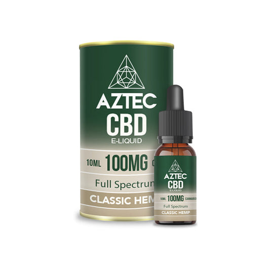 Aztec CBD 100mg CBD Vaping Liquid 10ml (50PG/50VG) - Flavour: Grand Daddy Purple