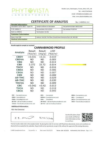 Aztec CBD 300mg CBD Vaping Liquid 10ml (50PG/50VG) - Flavour: Zkittlez