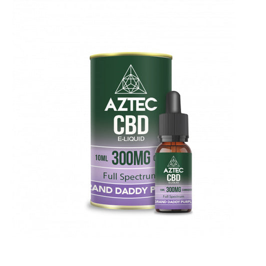 Aztec CBD 300mg CBD Vaping Liquid 10ml (50PG-50VG) - Flavour: Super Lemon Haze