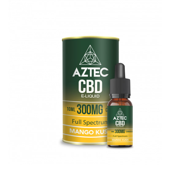 Aztec CBD 300mg CBD Vaping Liquid 10ml (50PG/50VG) - Flavour: Zkittlez