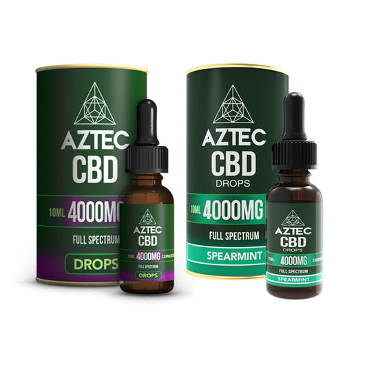 Aztec CBD Full Spectrum Hemp Oil 4000mg CBD 10ml - Flavour: Natural Hemp