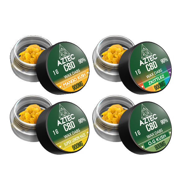 Aztec CBD 900mg CBD Wax/Crumble - 1g - Flavour: Grand Daddy Purple
