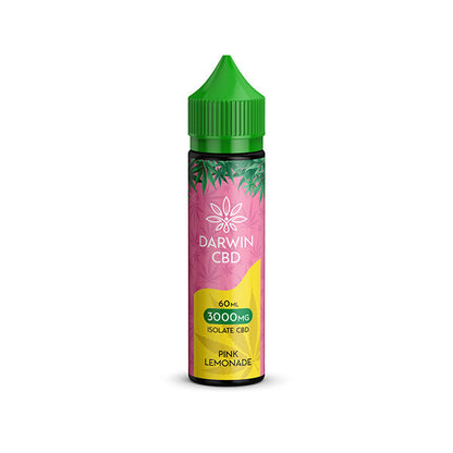 Darwin 3000mg CBD Isolate E-Liquid 60ml - Flavour: Raspberry Pineapple