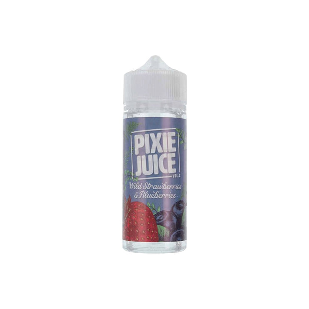 0mg Pixie Juice Volume 2 100ml Shortfill (70VG/30PG) - Flavour: Wild Strawberries & Blueberries