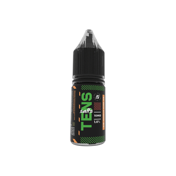 20mg Tens Salts 10ml Nic Salts (50VG/50PG) - (Full Box) Pack Of 10 - Flavour: Strawberry Kiwi