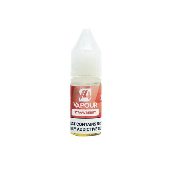 6mg V4 Vapour Freebase E-Liquid 10ml (50VG/50PG) - Flavour: Strawberry Menthol