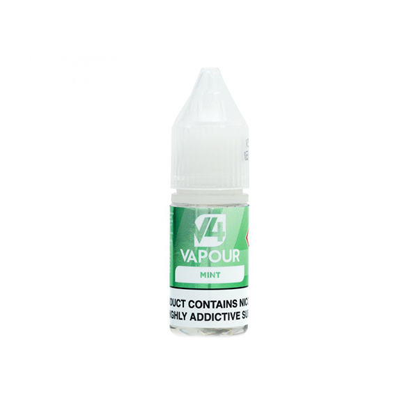 6mg V4 Vapour Freebase E-Liquid 10ml (50VG/50PG) - Flavour: Strawberry Menthol