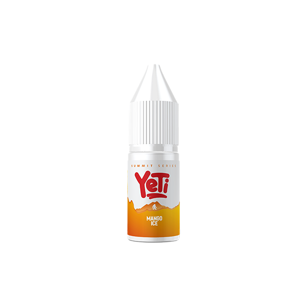 10mg Yeti Summit Series 10ml Nic Salts (50VG/50PG) - Flavour: Peach Ice
