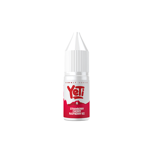 10mg Yeti Summit Series 10ml Nic Salts (50VG/50PG) - Flavour: Sour Raspberry Watermelon Ice