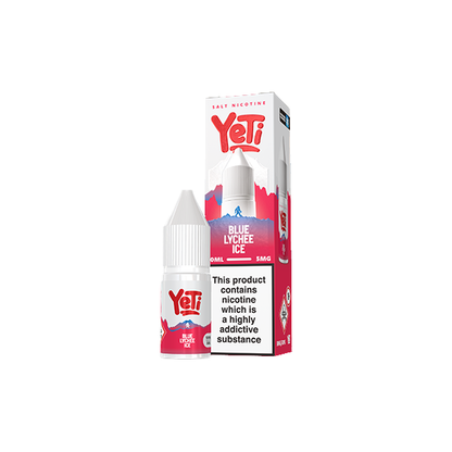 10mg Yeti Summit Series 10ml Nic Salts (50VG/50PG) - Flavour: Strawberry Lemon Ice