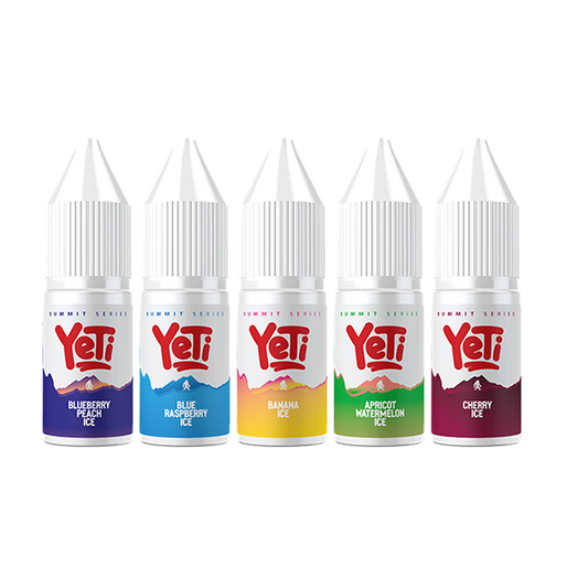 10mg Yeti Summit Series 10ml Nic Salts (50VG/50PG) - Flavour: Blue Raspberry Ice