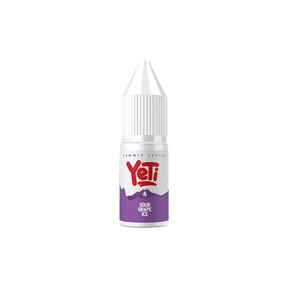 5mg Yeti Summit Series 10ml Nic Salts (50VG/50PG) - Flavour: Strawberry Cherry Raspberry Ice
