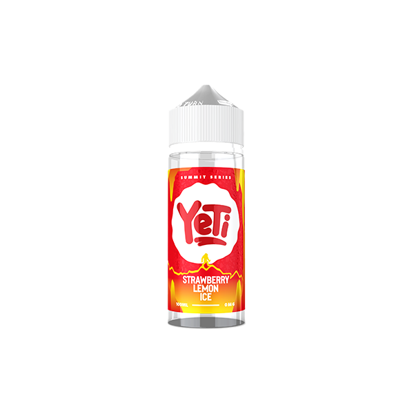0mg Yeti Summit Series 100ml Shortfill (70VG/30PG) - Flavour: Strawberry Cherry Raspberry Ice