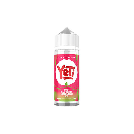 0mg Yeti Summit Series 100ml Shortfill (70VG/30PG) - Flavour: Sour Grape Ice