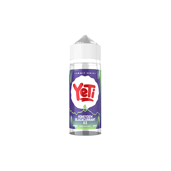 0mg Yeti Summit Series 100ml Shortfill (70VG/30PG) - Flavour: Sour Grape Ice