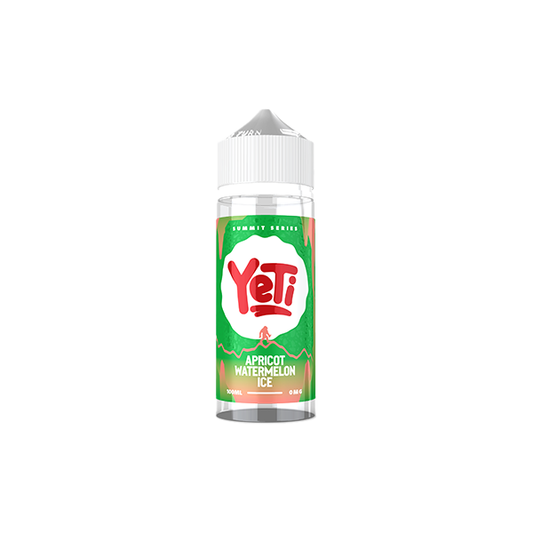 0mg Yeti Summit Series 100ml Shortfill (70VG/30PG) - Flavour: Apricot Watermelon Ice