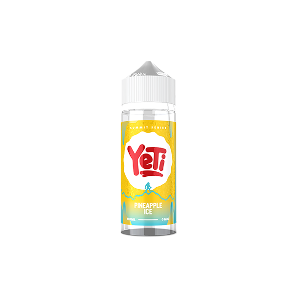 0mg Yeti Summit Series 100ml Shortfill (70VG/30PG) - Flavour: Orange mango Ice