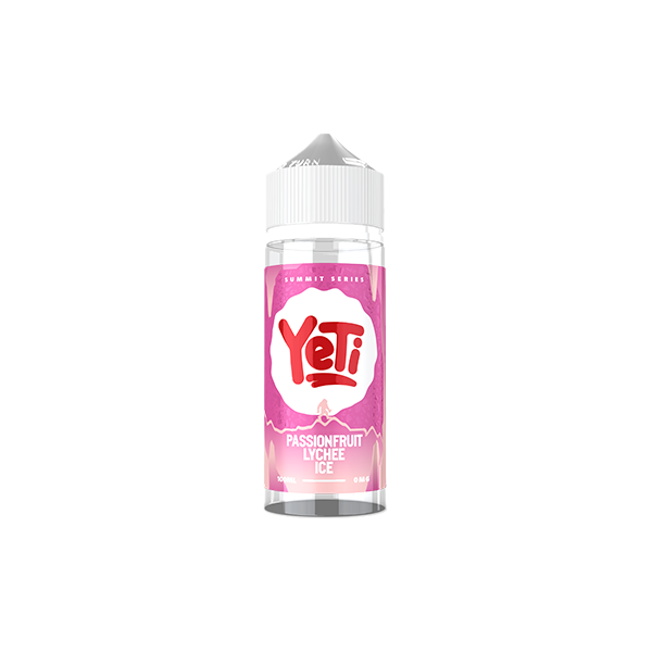 0mg Yeti Summit Series 100ml Shortfill (70VG/30PG) - Flavour: Strawberry Lemon Ice