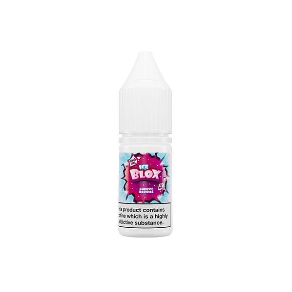 10mg Ice Blox 10ml Nic Salt (50VG / 50PG) - Flavour: Strawberry Banana