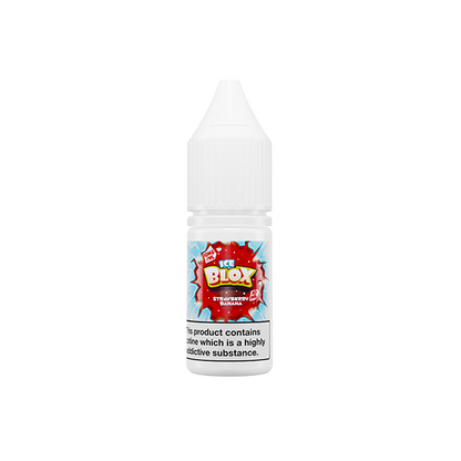 10mg Ice Blox 10ml Nic Salt (50VG / 50PG) - Flavour: Strawberry Banana