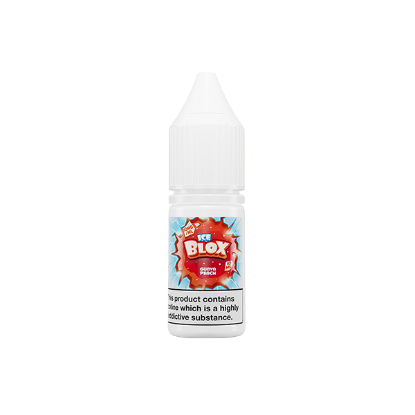 10mg Ice Blox 10ml Nic Salt (50VG / 50PG) - Flavour: Strawberry Banana