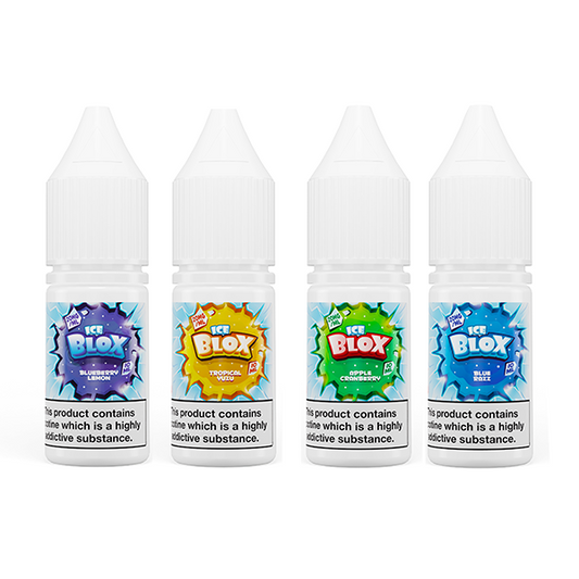 20mg Ice Blox 10ml Nic Salt (50VG / 50PG) - Flavour: Blue Razz
