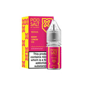 20mg Pod Salt Nexus 10ml Nic Salt (50VG/50PG) - Flavour: Grape Berry Burst