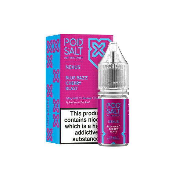 20mg Pod Salt Nexus 10ml Nic Salt (50VG/50PG) - Flavour: Sweet Strawberry Lemonade