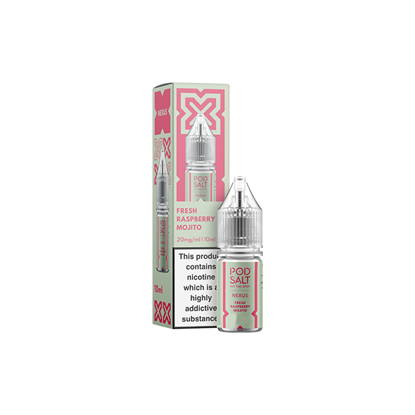 10mg Pod Salt Nexus 10ml Nic Salt (50VG/50PG) - Flavour: Pink Purple Lemonade