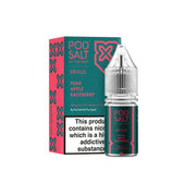 20mg Pod Salt Nexus 10ml Nic Salt (50VG/50PG) - Flavour: Blue Razz Cherry Blast