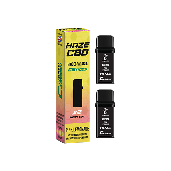 500mg Haze CBD C2 Pods - 800 puffs - Flavour: Watermelon Ice