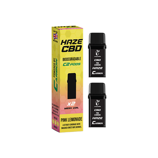 500mg Haze CBD C2 Pods - 800 puffs - Flavour: Apple Shisha