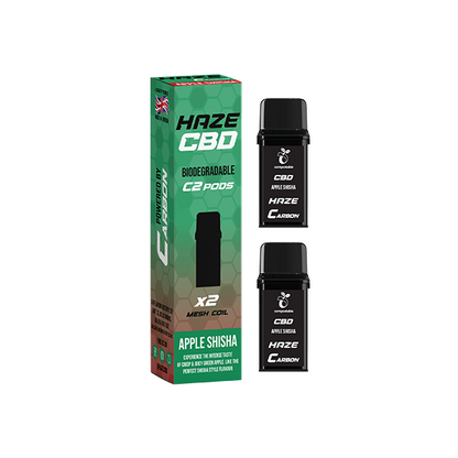 500mg Haze CBD C2 Pods - 800 puffs - Flavour: Pink Lemonade