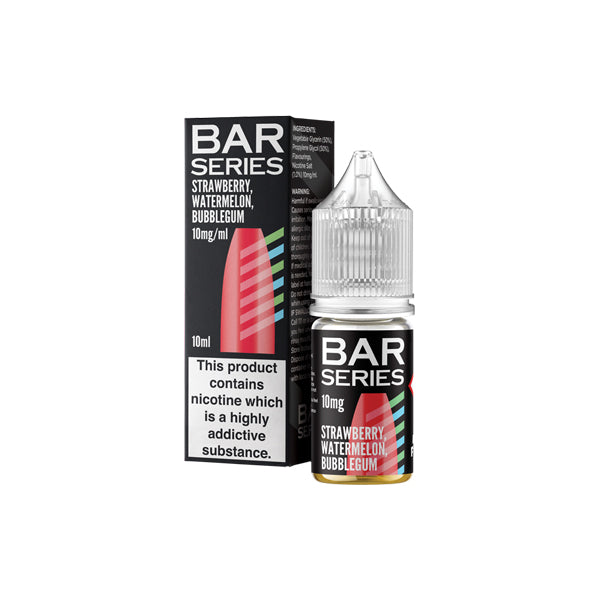 10mg Bar Series 10ml Nic Salts (50VG/50PG) - Flavour: Watermelon Ice