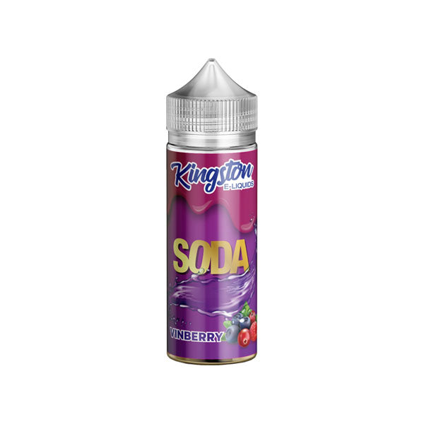 Kingston Soda 120ml Shortfill 0mg (70VG/30PG) - Flavour: Grape Fizz
