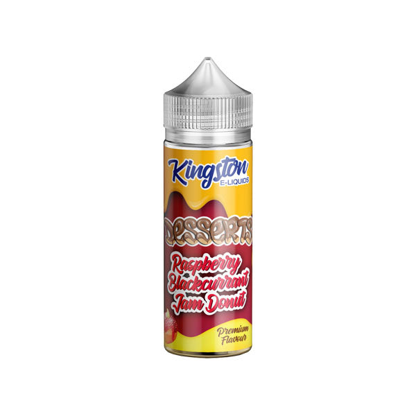 Kingston Desserts 120ml Shortfill 0mg (70VG/30PG) - Flavour: Custard Glazed Donut