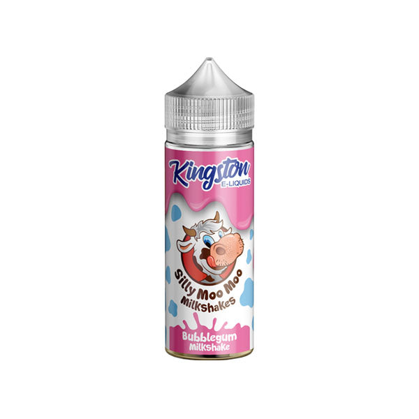 Kingston Silly Moo Moo Milkshakes 120ml Shortfill 0mg (70VG/30PG) - Flavour: Strawberry Cheesecake