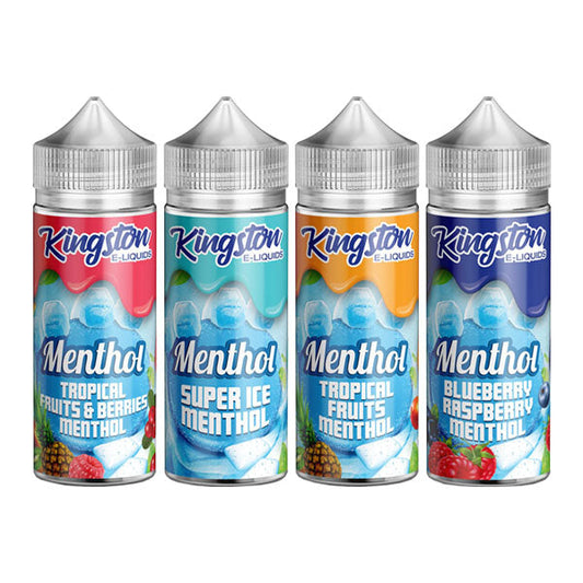 Kingston Menthol 120ml Shortfill 0mg (70VG/30PG) - Flavour: Tropical Fruits & Berries Menthol