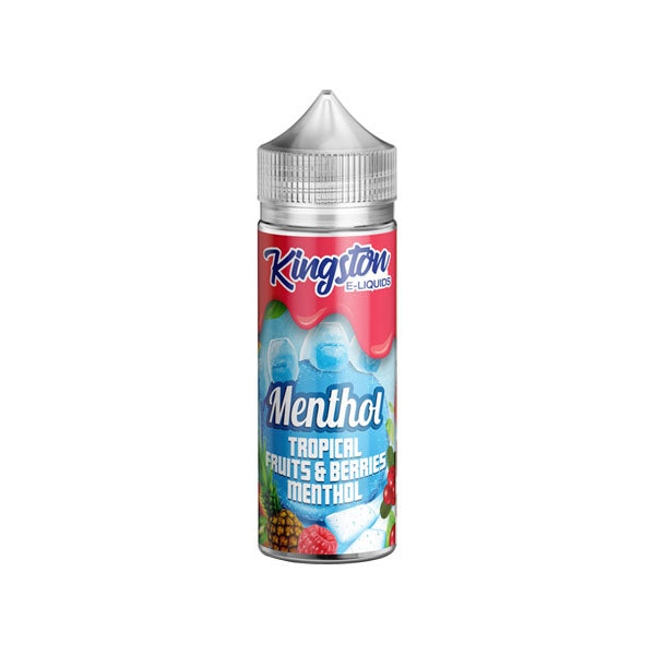 Kingston Menthol 120ml Shortfill 0mg (70VG/30PG) - Flavour: Tropical Fruits & Berries Menthol
