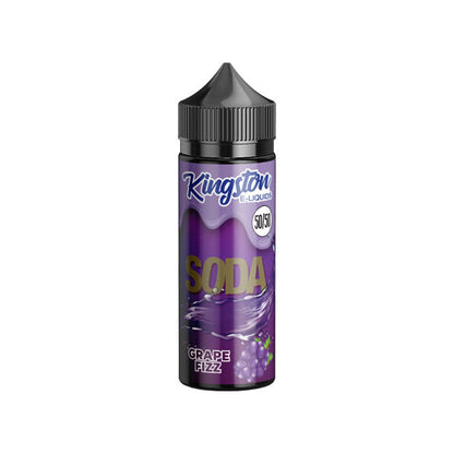 Kingston Soda 120ml Shortfill 0mg (50VG/50PG) - Flavour: Blackcurrant Raspberry Lemonade