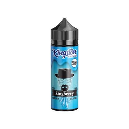 Kingston 120ml Shortfill 0mg (50VG/50PG) - Flavour: Blackcurrant Chill