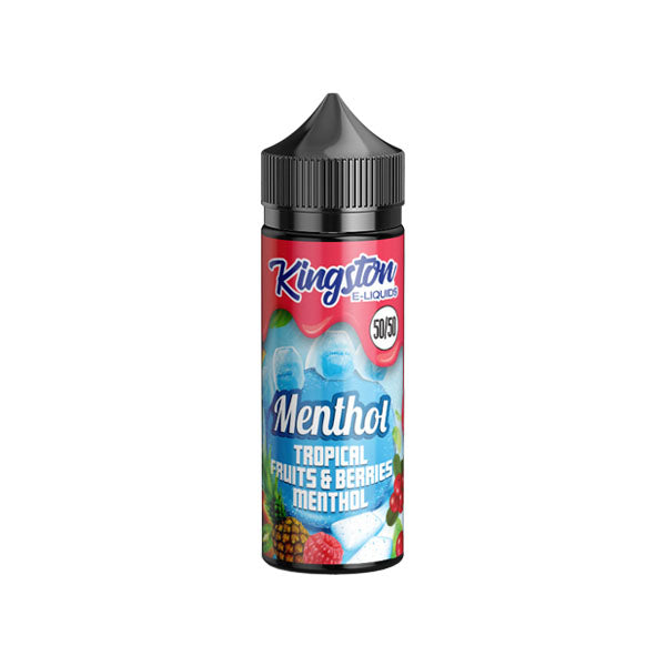 Kingston Menthol 120ml Shortfill 0mg (50VG/50PG) - Flavour: Black Grape Lime Bubblegum Menthol