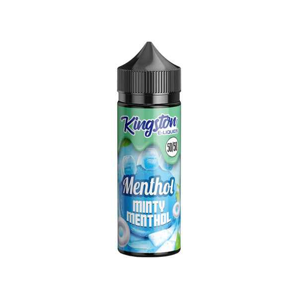 Kingston Menthol 120ml Shortfill 0mg (50VG/50PG) - Flavour: Tropical Fruits Menthol