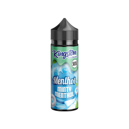 Kingston Menthol 120ml Shortfill 0mg (50VG/50PG) - Flavour: Black Grape Lime Bubblegum Menthol