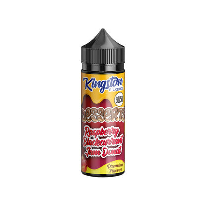 Kingston Desserts 120ml Shortfill 0mg (50VG/50PG) - Flavour: Custard Glazed Donut