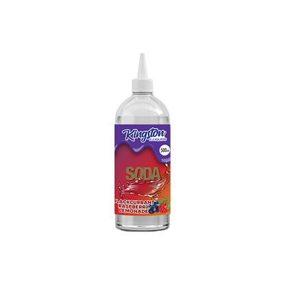 Kingston 500ml Shortfill 0mg (70VG/30PG) - Flavour: Black Grape Lime & Bubblegum Menthol