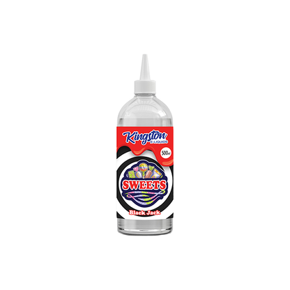 Kingston 500ml Shortfill 0mg (70VG/30PG) - Flavour: Blackcurrant Raspberry Lemonade Soda