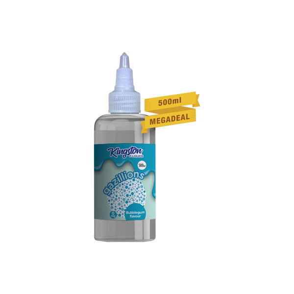 Kingston 500ml Shortfill 0mg (70VG/30PG) - Flavour: Blue Raspberry Slush